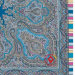 Платок шерстяной с осыпкой (оверлоком) "Татьяна" 1564-3, 89х89 см