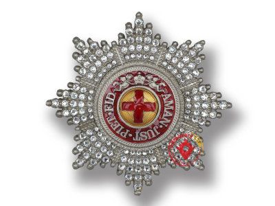 Звезда ордена Святой Анны (с кристаллами Swarovski) копия