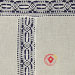 Скатерть прямоугольная серая со светлым кружевом и кружевом, арт. 1С-968, 230х150