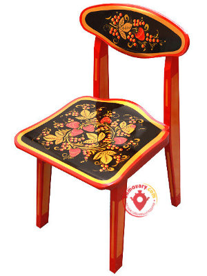 Детский стул Хохлома, 2 рост.кат., арт. 73020000000